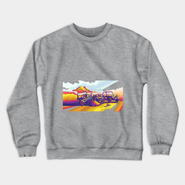 Jeep Crewneck Sweatshirt by Wpap_ayy